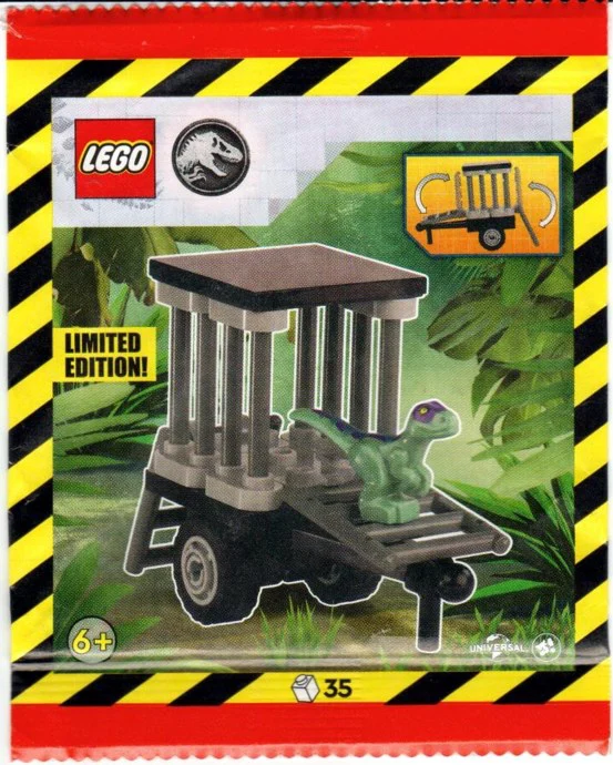 LEGO 122502 Owen with Cage and Raptor