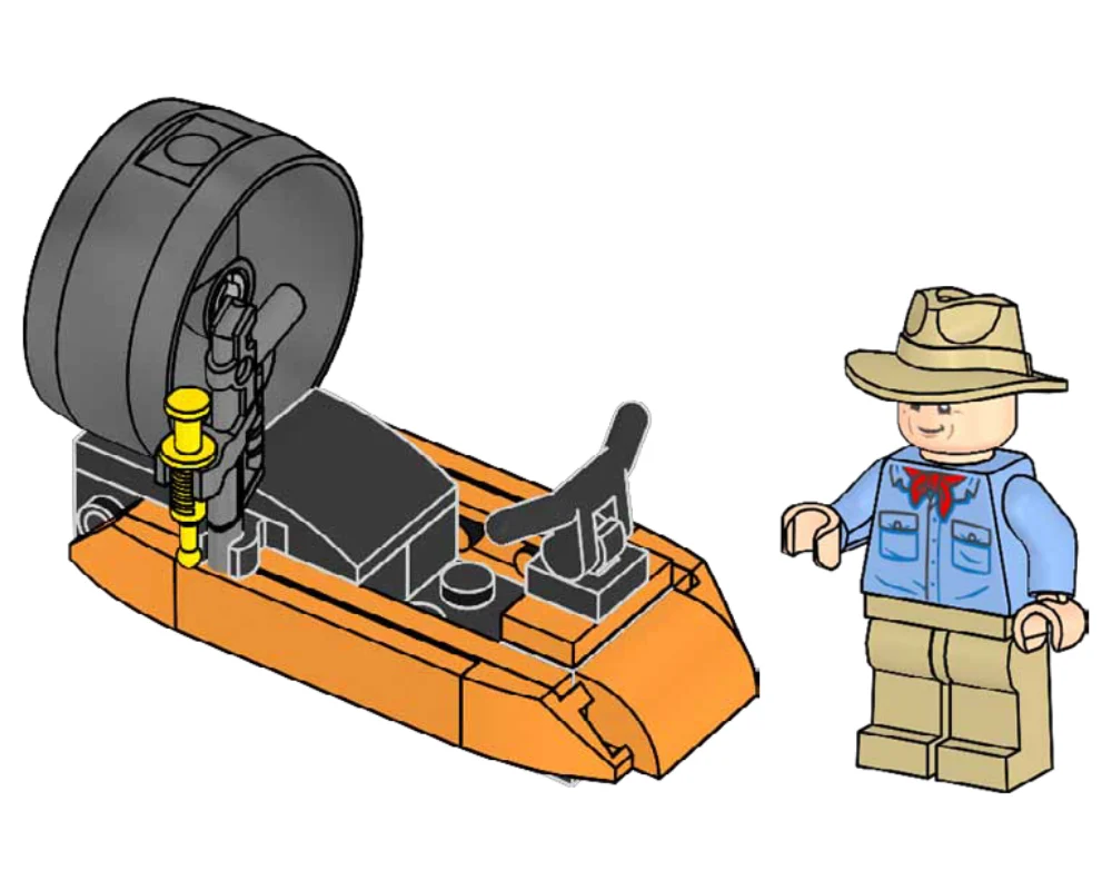 LEGO 122508 Alan Grant with Hovercraft