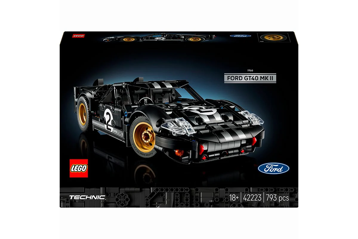 Огляд LEGO Technic 42223 Ford GT40 MKII 1966: класика перегонів у технічному виконанні