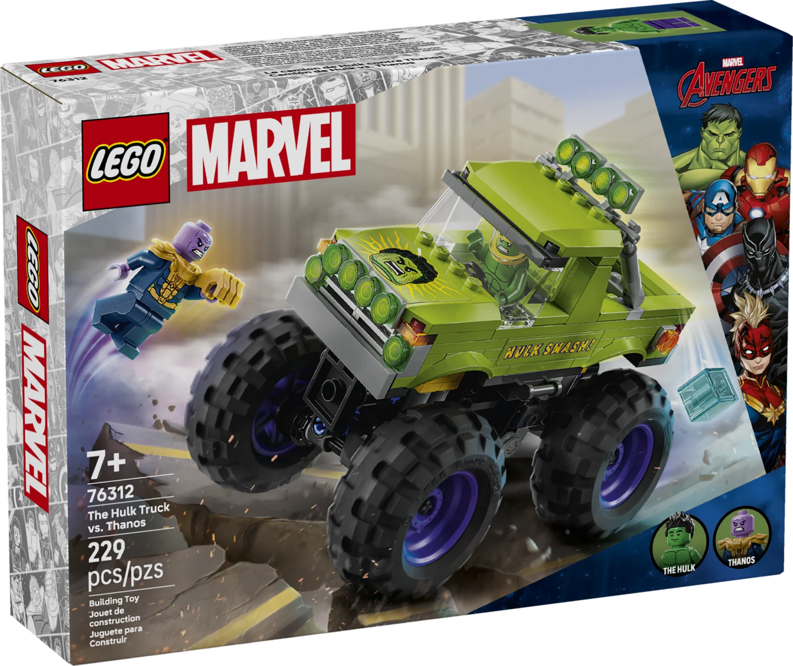 LEGO 76312 Hulk Truck vs Thanos