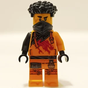 Arin, Black Hair and Mask — LEGO 71839 Arin’s Spinjitzu Battle Mech
