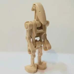 Battle Droid, Two Bent Arms, Light Bluish Grey Clip — LEGO 75372 Clone Trooper & Droid Battle Pack