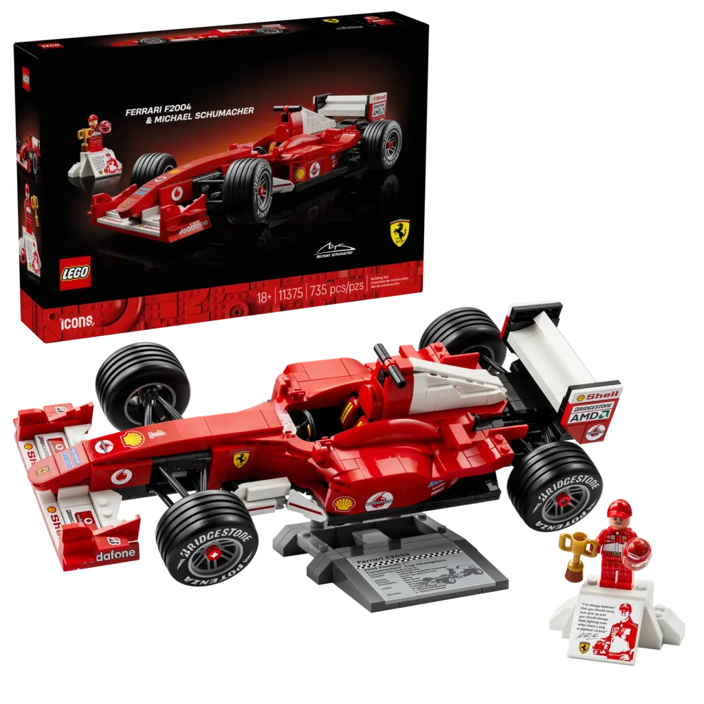 LEGO Icons 11375 Ferrari F2004 & Michael Schumacher