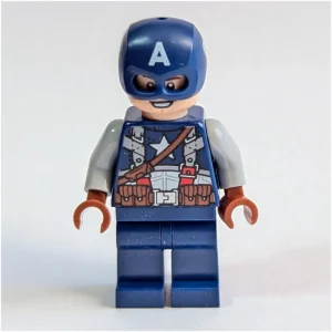 Captain America, Light Bluish Grey Arms — LEGO 76313 Marvel Logo