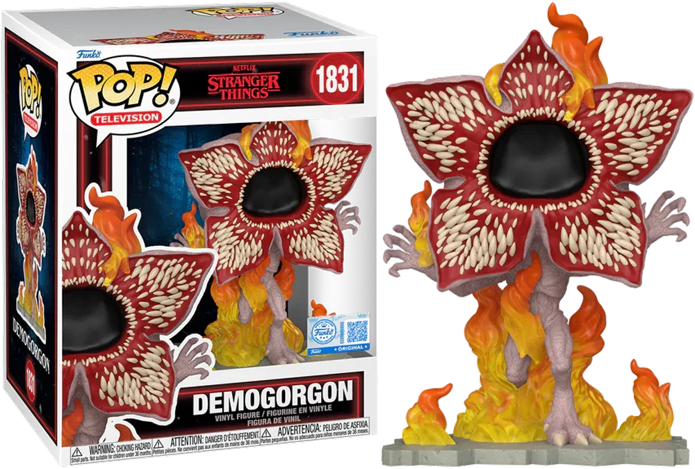 Pop! Premium Demogorgon on Fire