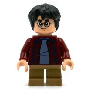 Harry Potter, Dark Red Jacket, Dark Tan Legs — LEGO 76424 Flying Ford Anglia