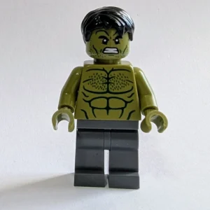 Hulk, Minifig, Dark Bluish Grey Legs — LEGO 76313 Marvel Logo