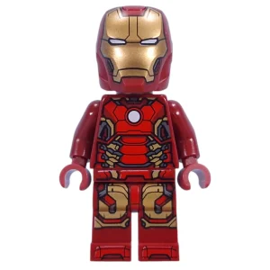 Iron Man Mark 43 Armor, Red Panels — LEGO 76315 Hall of Armor