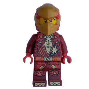 Kai, Dark Red Suit, Gold Helmet — LEGO 71823 Kai’s Dragon Spinjitzu Spinner
