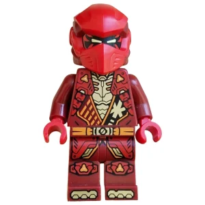 Kai, Dark Red Suit, Red Helmet — LEGO 71831 Ninja Spinjitzu Temple