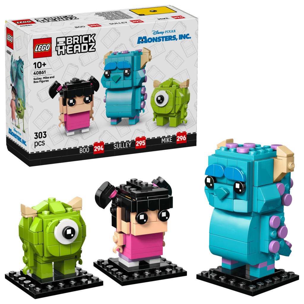 BrickHeadz 40861 Sulley, Mike and Boo Figures