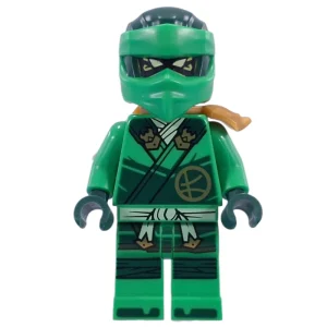 Lloyd - Dragons Rising Robes, Gold Shoulder Bracket — LEGO 71829 Lloyd’s Green Forest Dragon