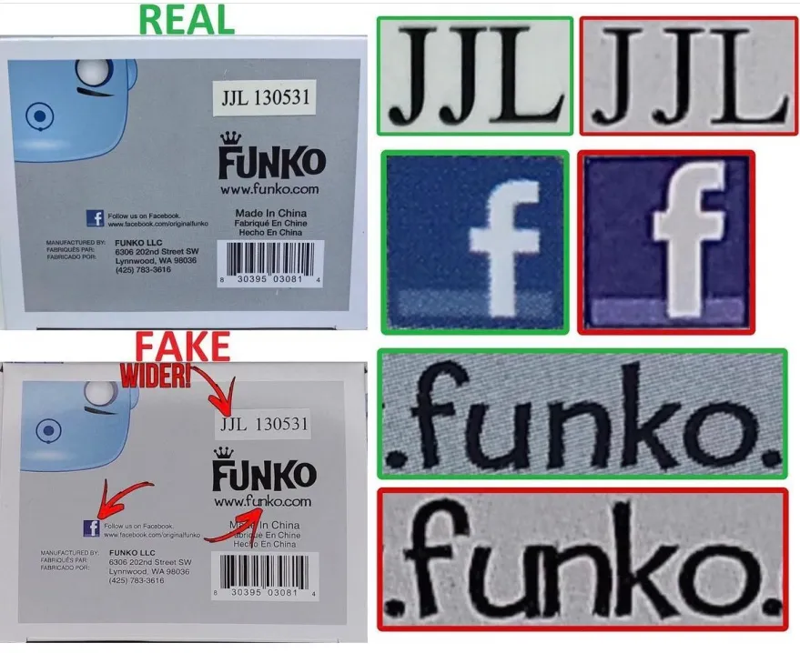 fake or real funko