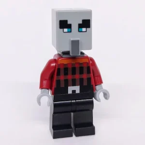 Pillager, Black Legs, Neck Bracket, Narrow Eyes — LEGO 21267 The Illager Desert Patrol