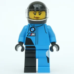 Race Driver - Dark Azure Racing Suit, Black Helmet — LEGO 76922 BMW M4 GT3