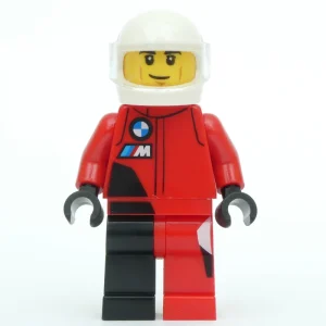 Race Driver - Red Racing Suit, White Helmet — LEGO 76922 BMW M4 GT3