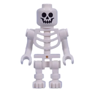 Skeleton, Standard Face, Bent Arms, Vertical Hand Clips, 78132 Torso, 3626c Head — LEGO 71841 Dragonian Storm Village