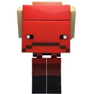 Strider, Black Jumper Plates, Dark Red 1x3 Plate — LEGO 21266 The Nether Lava Battle