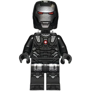 War Machine, Trans-Clear Neck Bracket, Pearl Titanium Hands — LEGO 76320 Iron Man & War Machine vs Hammer Drones