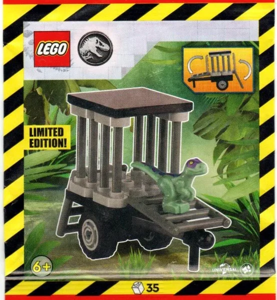 LEGO 122502 Owen with Cage and Raptor