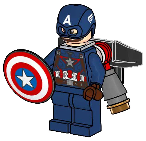 LEGO 242503 Captain America Magazine Gift