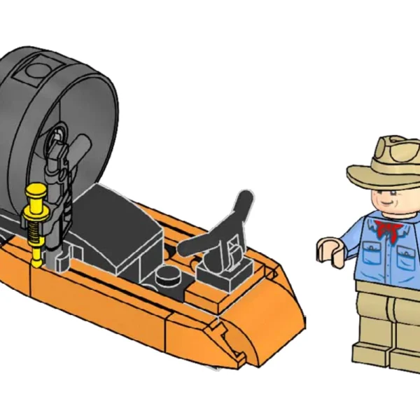 LEGO 122508 Alan Grant with Hovercraft