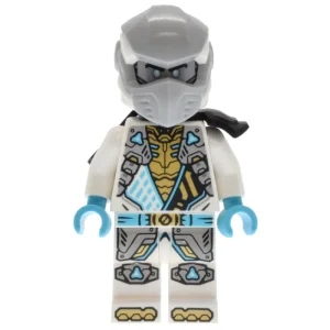 Zane, Silver Helmet, Katana Holder — LEGO 71841 Dragonian Storm Village