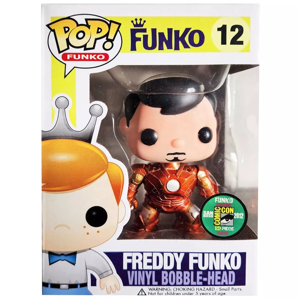 Funko Pop Freddy Funko as Tony Stark (Metallic)