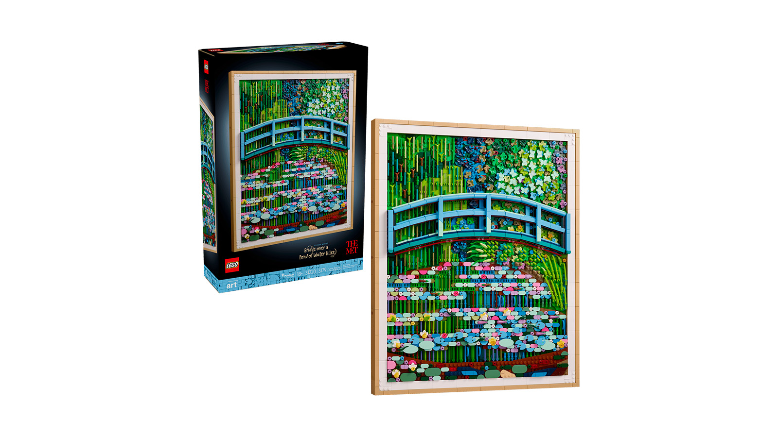 LEGO офіційно представив набір 31220 Claude Monet – Bridge over a Pond of Water Lilies