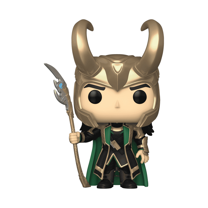 Funko Pop Loki with Scepter Glow #985 (2)