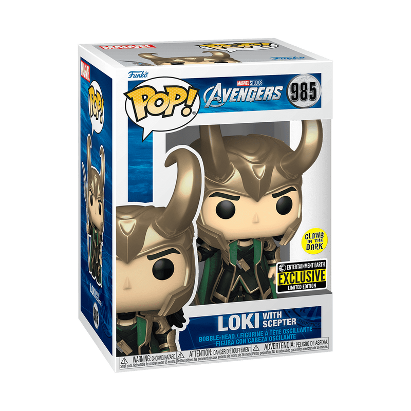 Funko Pop Loki with Scepter Glow #985