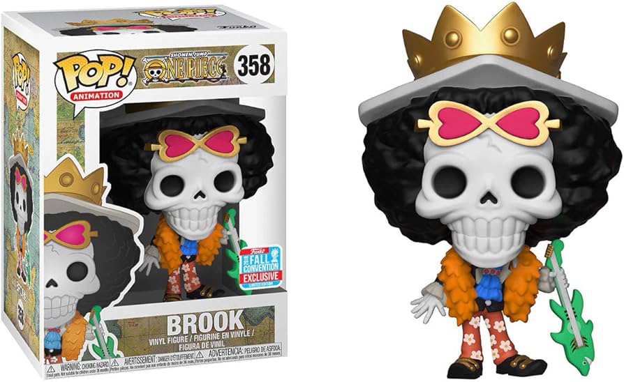 Funko Pop! Animation One Piece Brook Convention Exclusive Figure #358