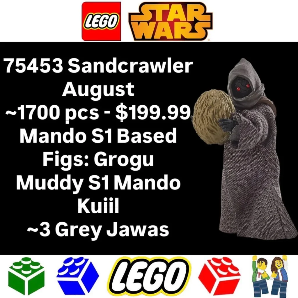 LEGO Star Wars 75453 The Mandalorian & Grogu Sandcrawler
