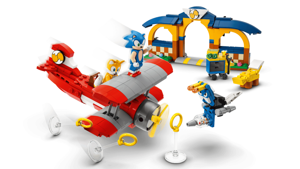 LEGO Sonic the Hedgehog 76991 Tails' Workshop and Tornado Plane