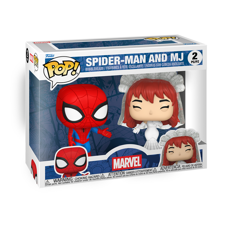Funko Pop! Marvel Spider-Man and MJ 2-Pack
