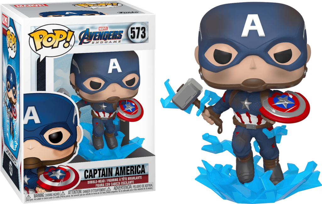 Funko Pop Avengers 4: Endgame - Captain America with Mjolnir #573