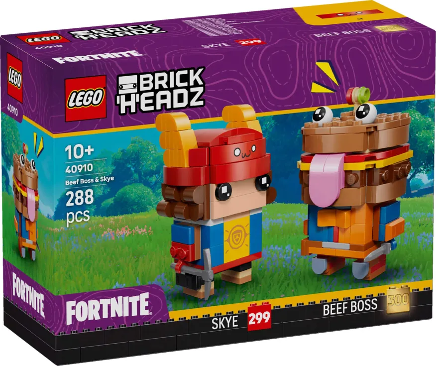 LEGO Fortnite BrickHeadz 40910 Beef Boss & Skye