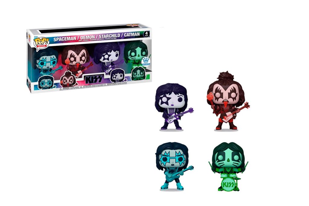 Funko Pop KISS: Color Spotlight 4-Pack