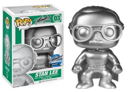 Funko Pop Stan Lee (Superhero Platinum Metallic)