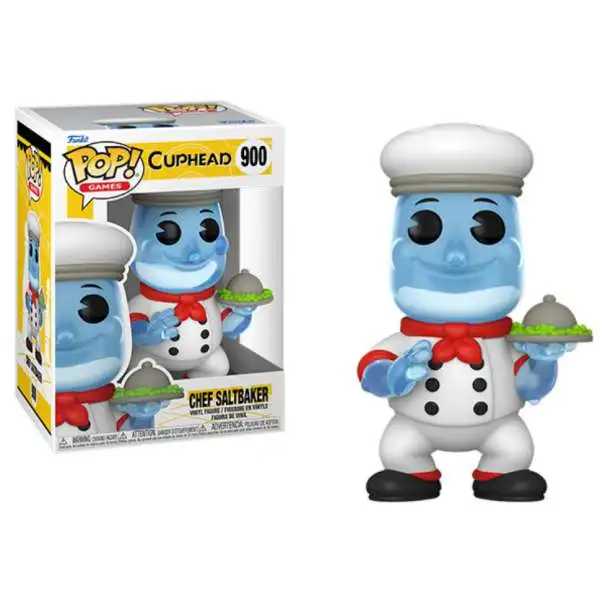 Funko Cuphead POP Games Chef Saltbaker Vinyl Figure 900 Chase Version