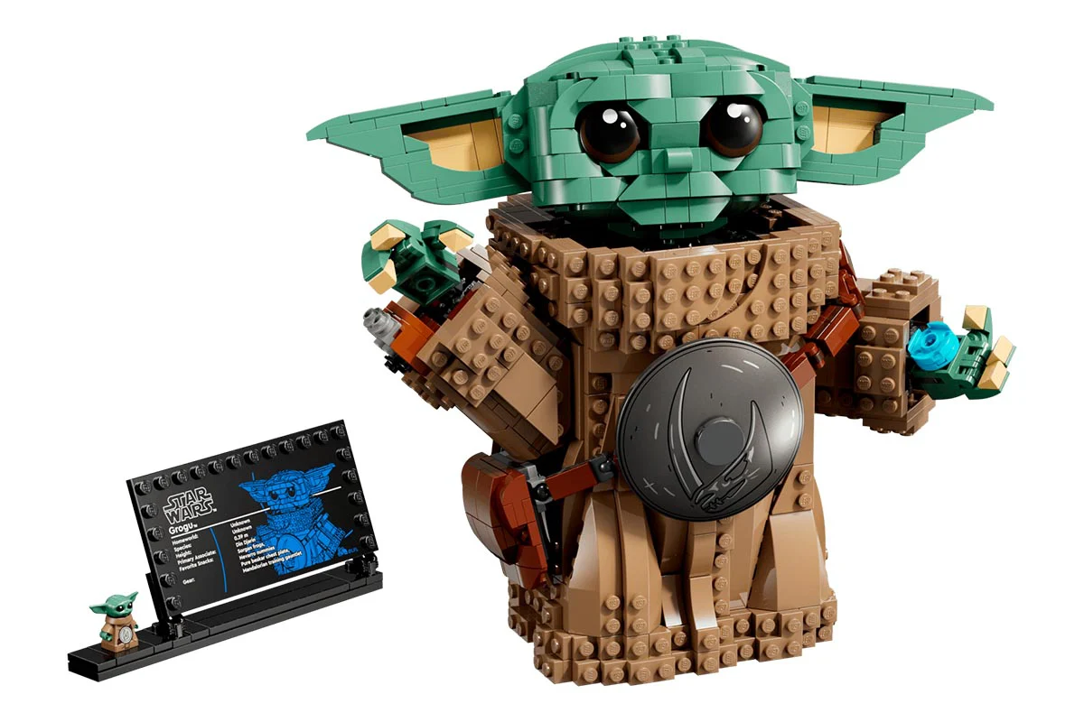 LEGO анонсувала нову збірну фігурку Ґроґу з 1200 деталей до прем’єри фільму «Мандалорець і Ґроґу»