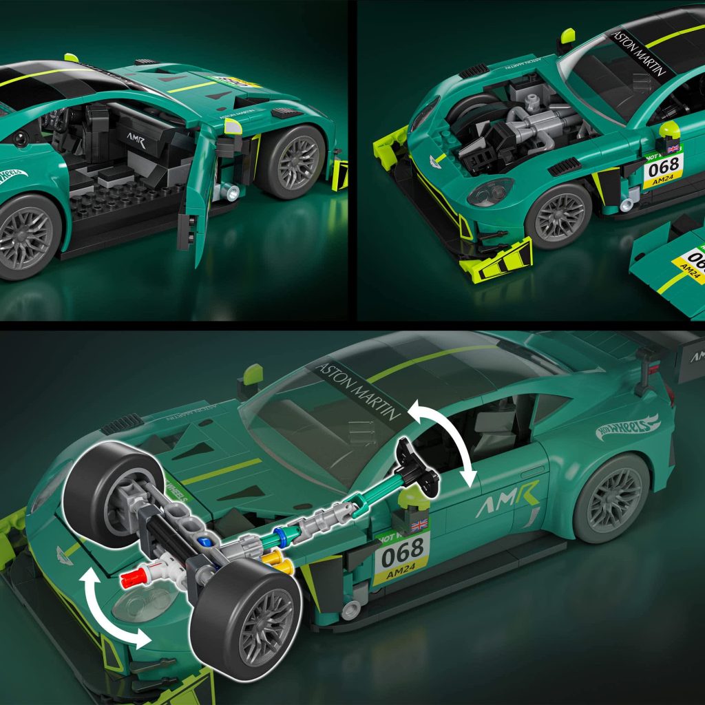 Mattel Brick Shop Hot Wheels ’24 Aston Martin Vantage GT3 2
