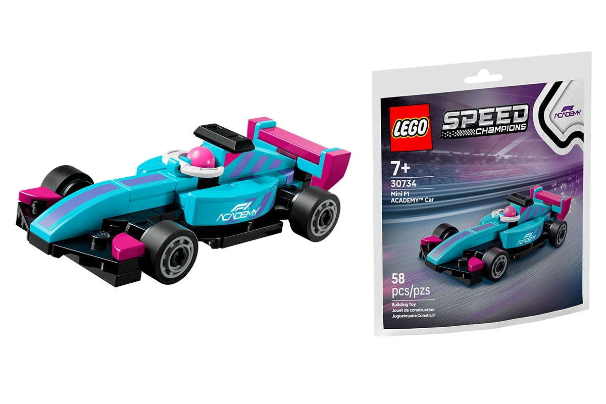 LEGO представила polybag LEGO 30734 Mini F1 Academy Car