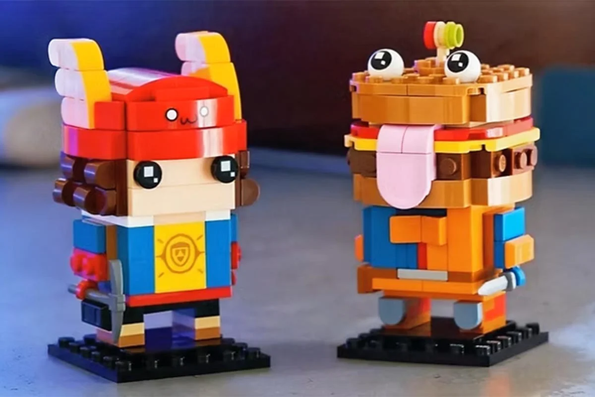 LEGO Fortnite BrickHeadz 40910 Beef Boss & Skye офіційно представлено: 300-та фігурка серії вже тут