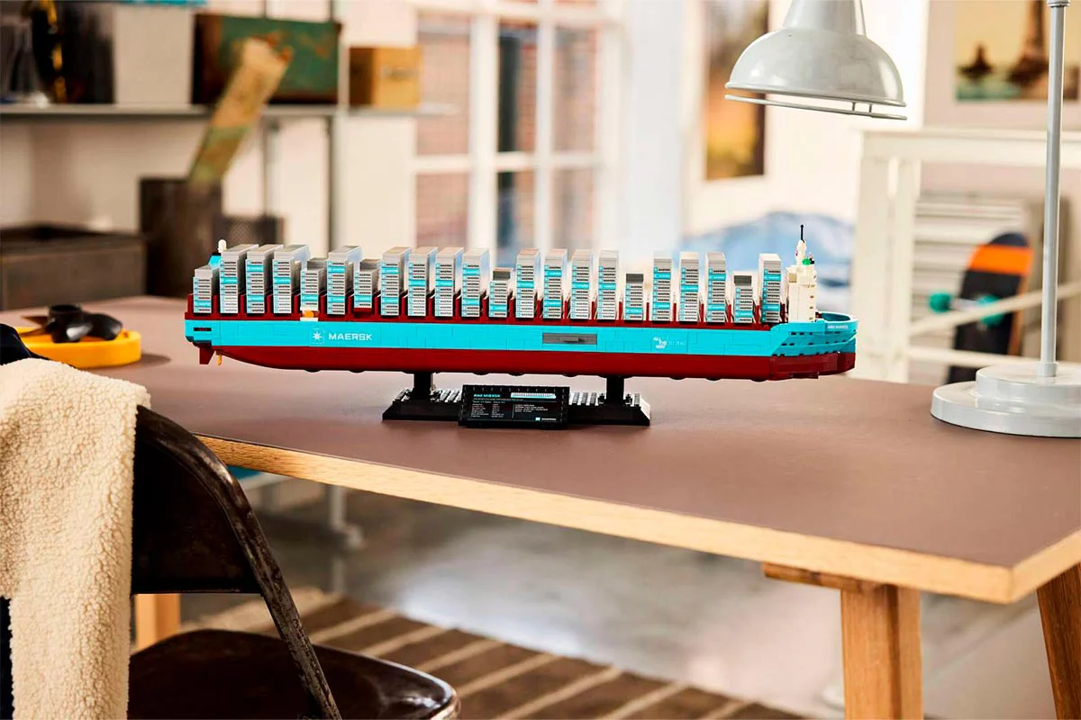 Набір LEGO Maersk Dual-Fuel Container Vessel 40955 може стати найкоротшим релізом у серії Maersk