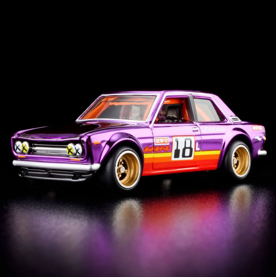 Hot Wheels Datsun 510 у виконанні Spectraflame Purple