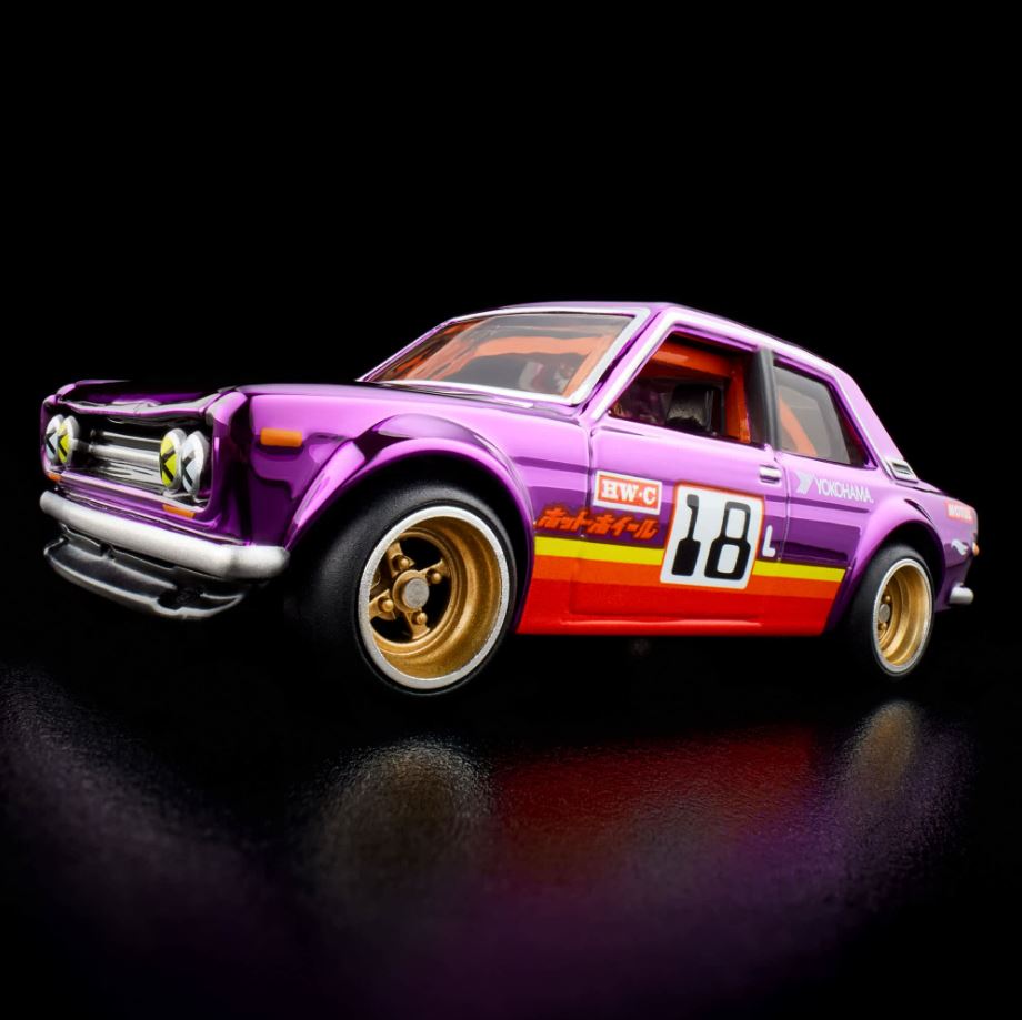 Hot Wheels Datsun 510 у виконанні Spectraflame Purple (4)