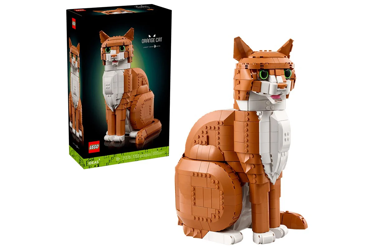 LEGO Ideas представляє рудого улюбленця: набір 21376 Orange Cat уже в дорозі