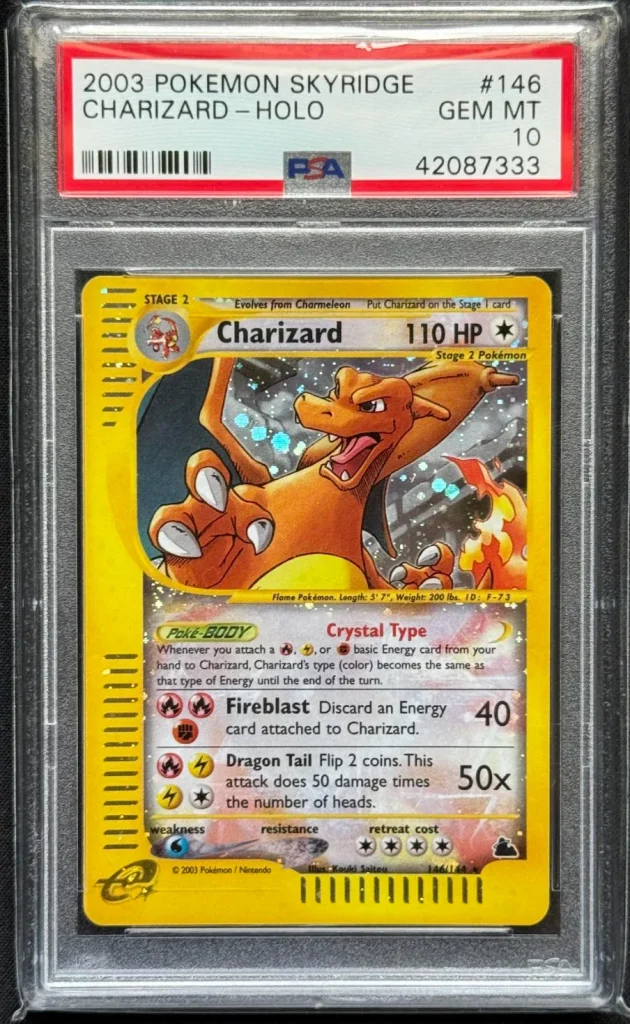 Pokémon TCG Crystal Charizard (Pokemon Skyridge, 2003)