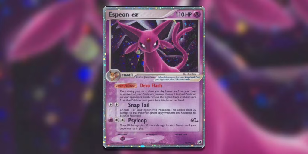 Pokémon TCG Espeon ex — Unseen Forces